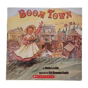 Vintage 2004 Boom Town Scholastic Paperback, Sonia Levitin Smith, 90s Recipe USA